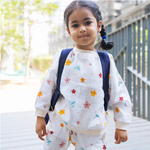 Organic Muslin Sweatshirt & Shorts Set