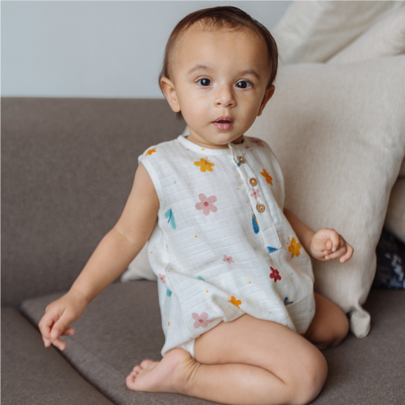 Organic Muslin Romper