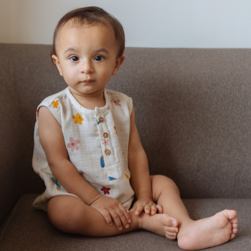 Organic Muslin Romper