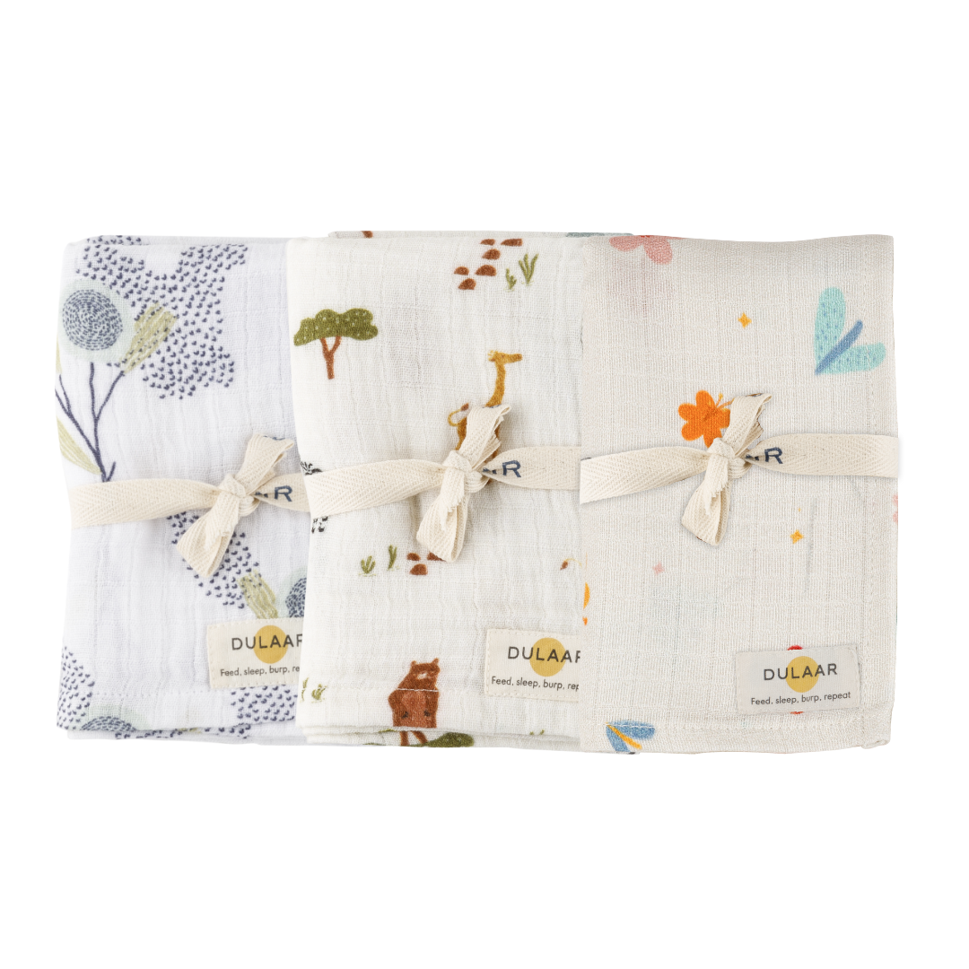 Organic Muslin Multipurpose Cloth (Set of 3)