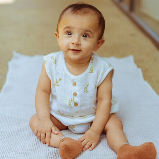 Organic Muslin Romper