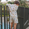 Organic Muslin Sweatshirt & Shorts Set