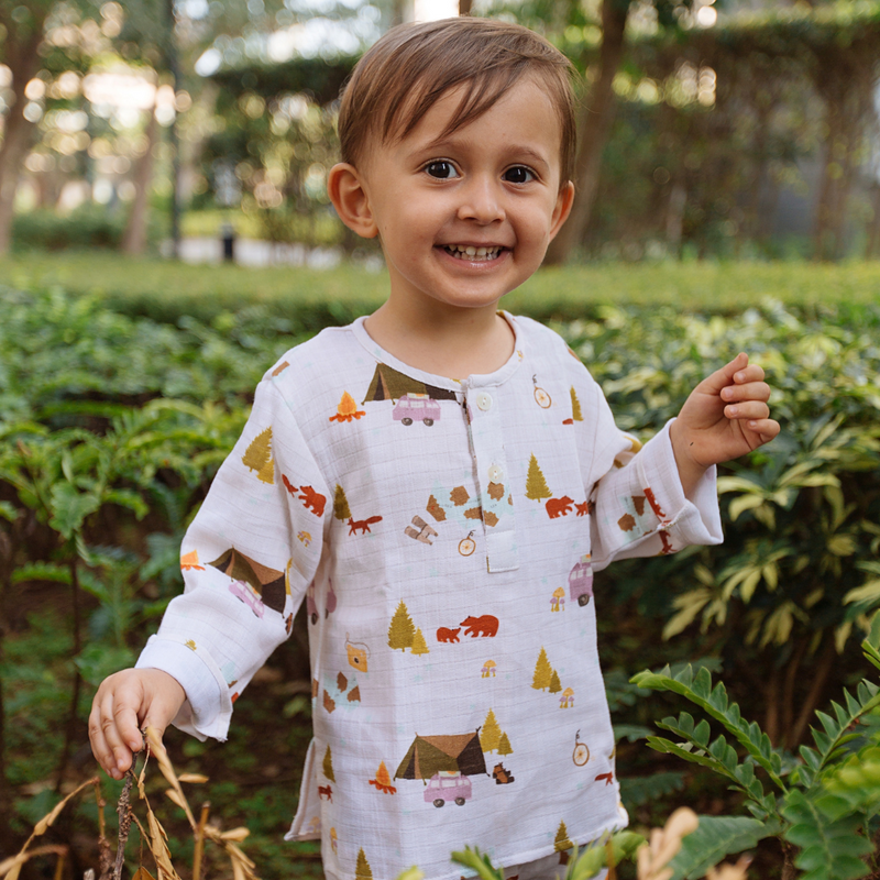 Organic Muslin Loungewear Set