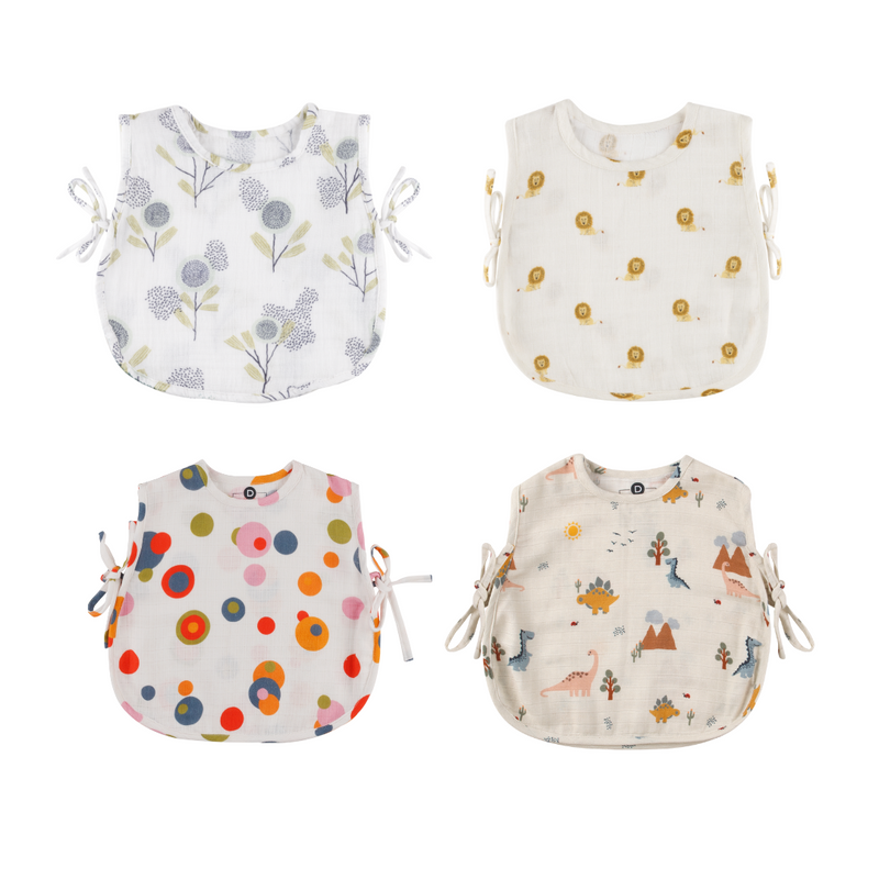 Organic Muslin Jhabla (Set of 4)