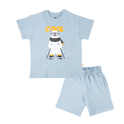 French Terry Tee & Shorts Co-ord Set