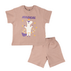 French Terry Tee & Shorts Co-ord Set