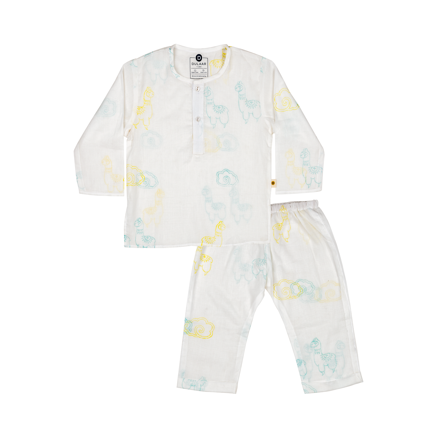 Mulmul Nightwear Set | Hand-Block Printed