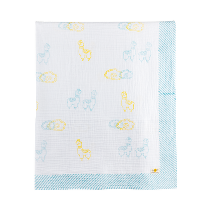 Organic Muslin Swaddle | Hand-Block Printed