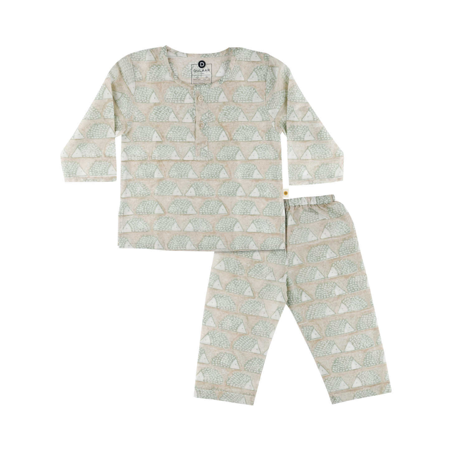 Mulmul Nightwear Set | Hand-Block Printed